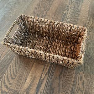 Brown Woven Wicker Basket